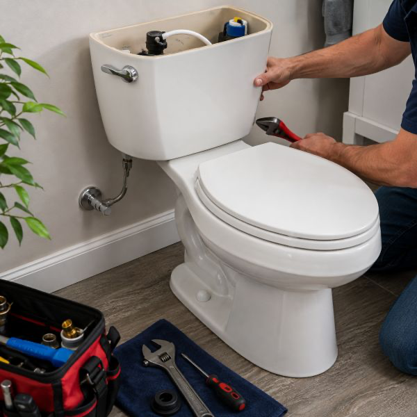 toilet repair installation