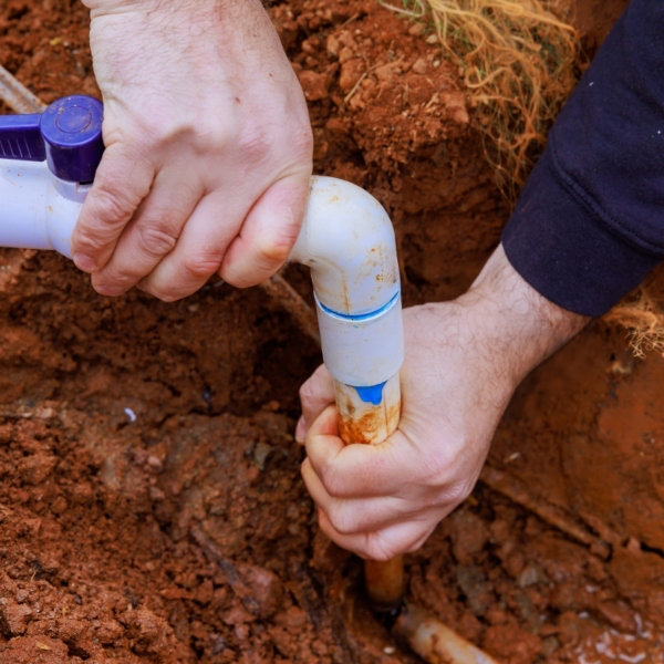 water supply line repair main